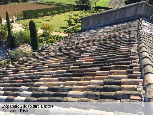 Réparation de toiture 40 Landes  Couvreur Riva