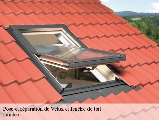 Pose et réparation de Velux et fenêtre de toit Landes