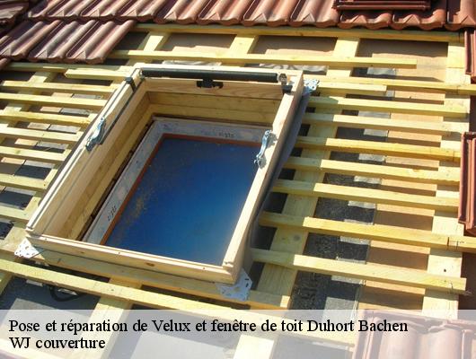 Pose et réparation de Velux et fenêtre de toit  duhort-bachen-40800 WJ couverture 