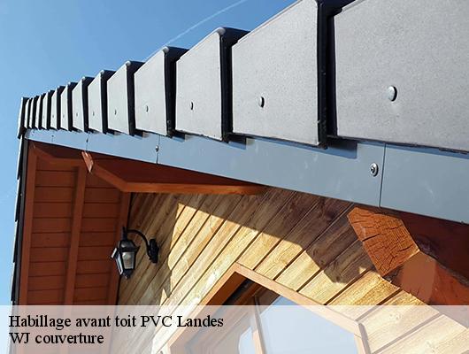 Habillage avant toit PVC 40 Landes WJ couverture