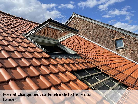 Pose et changement de fenêtre de toit et Velux Landes