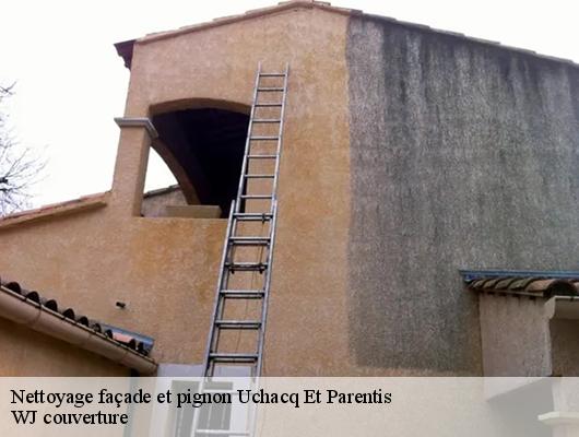 Nettoyage façade et pignon uchacq-et-parentis-40090 WJ couverture