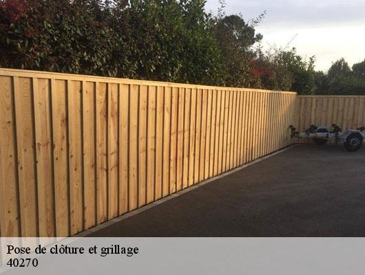 Pose de clôture et grillage  40270