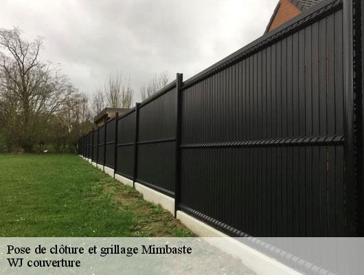 Pose de clôture et grillage  mimbaste-40350 WJ couverture 
