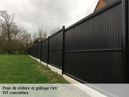 Pose de clôture et grillage  orx-40230 WJ couverture 